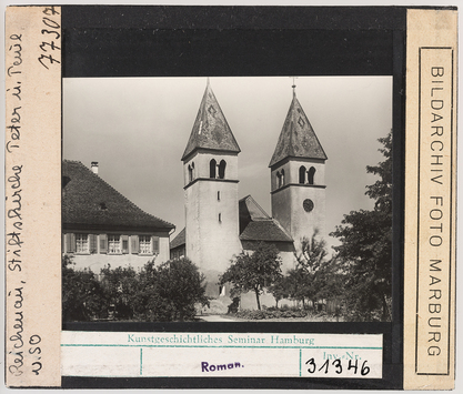 Vorschaubild Reichenau, Niederzell:  St. Peter und Paul von Südosten 